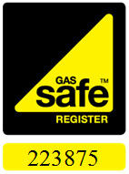 Gas Safe Register, number 223875